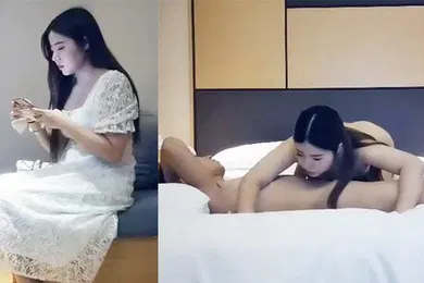 【口交自慰】午夜寻欢第二场白裙妹子舔背乳推口交上位骑乘大力猛操