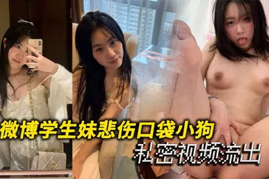 【学生萝莉】微博学生妹悲伤口袋小狗私密视频流出