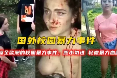 【其他】国外校园暴力事件震惊全欧洲的校园暴力事件胆小勿进轻微暴力血腥