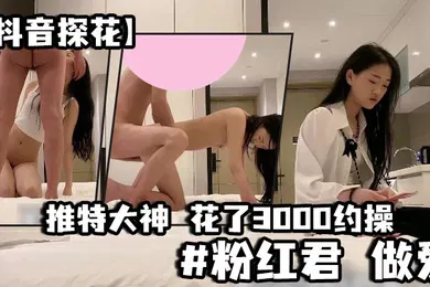 【主播网红】抖音探花推特大神花了3000约操粉红君做爱