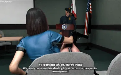 【3D】3D 国语剧情 卧底女警被下药~2