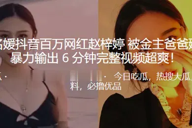【主播网红】沈阳名媛抖.音百万网红.被金主爸.爸薅头发暴力.输出超爽