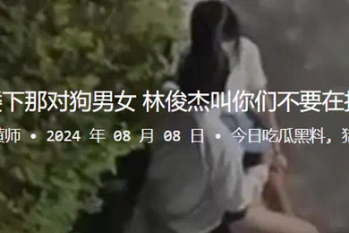 【自拍偷拍】嘿楼下那对狗男女林俊杰叫你们不要在扣了