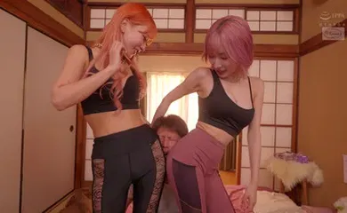 【日韩精选】彼女の実家に帰省したら地元で有名なヤリマンギャル姉妹にどちゅどちゅエグい腰振り＆ケツ肉揺れまくり鬼ピストン騎乗位で中出し射精させられまくった2泊3日 春陽モカ AIKAFHD CJOD-455