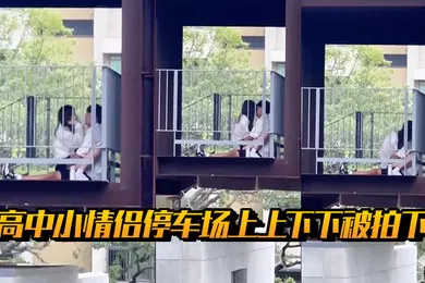 【自拍偷拍】高中小情侣停车场上上下下被拍下