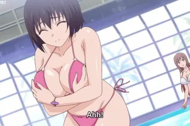 【激情H漫】她在泳池里丢了胸罩