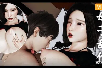 【3D】3D漫画乱伦开大车-末日中的母子1