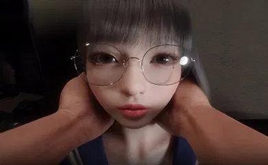 【激情H漫】带着眼镜萌萌的高中生，就这么被老师给内射了，还是抓着肥臀后入爆操的！！