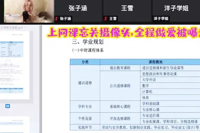 【网曝黑料】上网.课忘关摄.像头全程做爱.被曝光