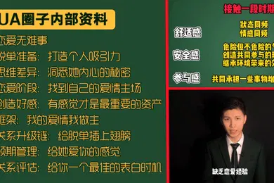 【自拍偷拍】教学课件PUA圈子内部资料从朋友圈打造到如何让妹子爱上你心理专家进化心理学-社交力学-女性心理学-两性心理学专业打造