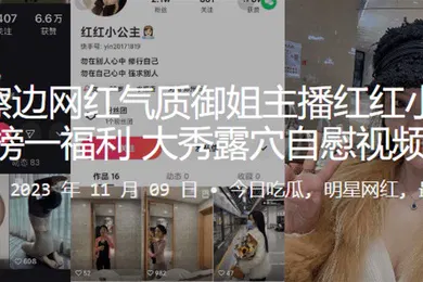 【主播网红】快手网红御姐主播榜一福利大秀露穴自慰视频流出