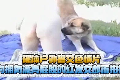 【人兽】猎奇裸体户外兽交色情片为拥有漂亮屁股的红发女郎而拍摄
